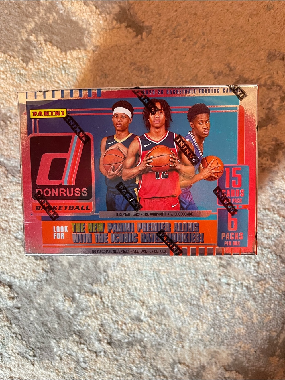 Panini Donruss Basketball Trading Card Box - Red & Blue